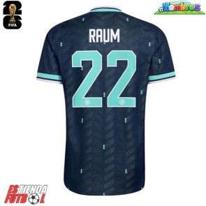 Alemania David Raum #22 Segunda Equipación Mundial 2026 Manga Corta